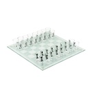 NOVELTY GAME - SHOT GLASS CHESS DRINKING GAME SET – W/ CHESS BOARD – 1CT – NOV18 [MSRP: $25]