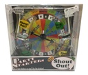 NOVELTY GAME - SHOT GLASS SHOUT OUT BOARD DRINKING GAME – INCLUDES SPIN BOARD & SHOT CUPS – 1CT – NOV20 [MSRP: $10]