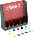 NOVELTY GAME – DRINKO SHOT GLASS DRINKING GAME SET – PEG DROP BOARD – 1CT – NOV24 [MSRP: $15]