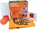 NOVELTY GAME – TOILET SLAM DUNK – BATHROOM BASKETBALL GAME – 1CT - NOV30 - [MSRP: $10]