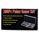 NOVELTY GAME - 100 PC POKER CHIP SET - LASER CHIPS TEXAS HOLDEM BLACKJACK GAME - 1CT - NOV53 [MSRP: $29]