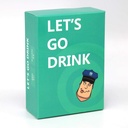 NOVELTY GAME - LET'S GO DRINK - ADULT PARTY DRINKING CARD GAME - 1CT - 0162D-4 [MSRP: $5 EACH]