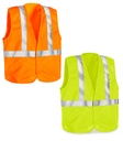 HARDWARE - HI-VIS REFLECTIVE SAFETY VEST - POLYESTER WORKWEAR PPE - 1CT - GST5 [MSRP: $5]