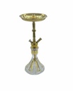 MYA – HOOKAH – HAND-CRAFTED BOHEMIAN STYLE – CRYSTAL & GOLD MIX – 1CT – 00NQ/211 – [MSRP: $320]