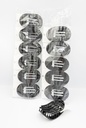 BP - HAIR ACCESSORIES (SIZE M) JAW  CLIP OVAL OPEN FRAME 12CT - 04-141 - [MSRP: $2.5 CT]