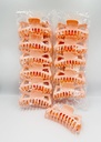 BP - HAIR ACCESSORIES (SIZE L)  SILICONE JAW CLIP BOW CUT-OUT JAW  CLIP 12CT - 04-142 - [MSRP: $2.5 CT]