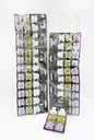 BP - HAIR ACCESSORIES (SIZE XS) JAW  CLIP SCALLOPED CLIP 12CRD-6PCS/CRD - 04-159 - [MSRP: $5 CRD]
