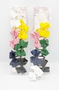 BP - HAIR ACCESSORIES BOW SNAP ON  6 PER CARD CLASSIC COLORS 2CT/DZ - 04-167 - [MSRP: $3 CT]