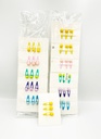 BP - HAIR ACCESSORIES DOT SNAP  CLIPS 2 PER CARD SET COLORS  12CT/DZ - 04-183 - [MSRP: $.75 CT]
