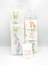 BP - HAIR ACCESSORIES PINK DAISY  SNAP CLIPS 2 MINI PER CARD  STANDARD COLORS 12CT/DZ - 04-189 - [MSRP: $.75 CT]