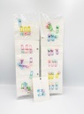BP - HAIR ACCESSORIES MIX DAISY  SNAP CLIPS 3 MINI PER CARD SET  COLORS 12CT/DZ - 04-191 - [MSRP: $.75 CT]