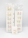 BP - HAIR ACCESSORIES MIX GATOR  CLIPS 2 MINI PER CARD STANDARD  COLORS 12CT/DZ - 04-193 - [MSRP: $.75 CT]