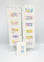 BP - HAIR ACCESSORIES MIX FLOWERS  GATOR CLIPS 4 MINI PER CARD SET  COLORS 12CT/DZ - 04-197 - [MSRP: $.75 CT]