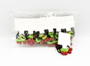BP - HAIR ACCESSORIES CHERRY HAIR  BAND ACRYLIC 2 MINI PER CARD 3  FRUIT COLORS 12CT/DZ - 04-203 - [MSRP: $.75 CT]