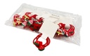 BP - HAIR ACCESSORIES STRAWBERRY  WATERMELON HAIR BAND ACRYLIC 2  MINI PER CARD 3 FRUIT COLORS  12CT/DZ - 04-204 - [MSRP: $.75 CT]
