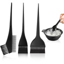 GLOBAL STAR HAIR CARE ACCESSORIES 4-PIECE HAIR DYE BRUSH & MIXING BOWL KIT, PROFESSIONAL SALON QUALITY COLORING APPLICATOR TOOLS BLK 1CT - 03-41 - [MSRP: $5 CT]