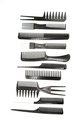 SALON TOOLS HAIR CARE ACCESSORIES PROFESSIONAL COMB KIT MULTI PACK 10 PIECES / BLACK ASSORTED 1CT - 03-44 - [MSRP: $3 CT]