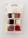 PRO COLLECTION NAIL CARE 24PCS CARD SOLID COLORS MULTI STYLE AND DESIGN 8 COLORS 12PK/DZ - 7774 - [MSRP: $5 PK]