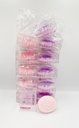 GLOBAL STAR SKIN CARE SILICONE MASSAGING, EXFOLIATION BRUSH PALM GRIP 12CT - 05-67 - [MSRP: $2 CT]