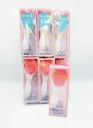 GLOBAL STAR SKIN CARE SILICONE MASSAGING, EXFOLIATION BRUSH HANDLE GRIP 12CT - 05-68 - [MSRP: $2 CT]