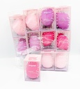 ANGUOER – BEAUTY SUPPLY & ACCESSORIES – JUMBO MAKEUP SPONGE BEAUTY BLENDER PUFF – 12CT – 06-76 – [MSRP: $2 EACH]   