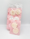 ANGUOER – BEAUTY SUPPLY & ACCESSORIES – MAKEUP POWDER PUFFS VELOUR FOUNDATION APPLICATOR SPONGES ROUND – 12CT – 06-78 – [MSRP: $1 EACH]