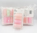 MIXUEER - HAIR ACCESSORIES HAIR CURLERS / ROLLERS 5PCS/PK PLASTIC 12CT/DZ - 85205 - [MSRP: $3.5 PK]