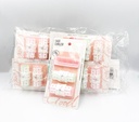 MIXUEER - HAIR ACCESSORIES HAIR CURLERS / ROLLERS + COMB 3PCS/PK PLASTIC 12CT/DZ - 85417-D816 - [MSRP: $3.5 PK]