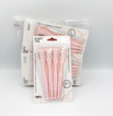 MIXUEER - GROOMING TRIMMERS 4PCS/PK COMB AND STAINLESS STEEL 12CT/DZ - 85414 - [MSRP: $3 PK]