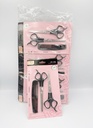 TO TERMRO - HAIR STYLING SET 3PCS/PK PRO SCISSORS, COMB & THINNING SHEER BARBER SCISSORS SET  12CT/DZ - 082 - [MSRP: $2 PK]