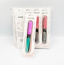 MIXUEER - NAIL POLISH MED 4 SIDED STAINLESS STEEL 12CT/DZ - 85327 - [MSRP: $1.5 PK]