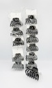BP - HAIR ACCESSORIES JAW CLIP OCTOPUS CUT-OUT 12CT - [MSRP: $2.5 CT]