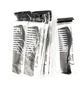 CECILIA - HAIR CARE ACCESSORIES - MEDIUM-TOOTH ALL-PURPOSE UTILITY COMB SET - BLK 12CT/DZ - 03-17 - [MSRP: $1 CT]
