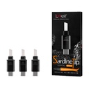 LOOKAH - SARDINE CERAMIC TIP COIL – WAX VAPORIZER – 3CT – LOOKAH - 117351 – [MSRP: $7 EACH]