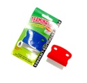 TERMINATOR – HAIR CARE ACCESSORIES SHORT TEETH - STAINLESS STEEL LICE COMB – REMOVES NITS & LICE – BLUE – 12CT - 03-56 - [MSRP: $1 EACH]