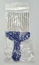 AFRO PICK COMB – HAIR CARE ACCESSORIES METAL TEETH – ASSORTED COLORS – 1CT - 03-61 - [MSRP: $1]