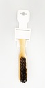 WOODEN – HAIR CARE ACCESSORIES SMALL WOODEN WAVE BRUSH – NATURAL WOOD HANDLE – 1CT - 03-54 - [MSRP: $2]