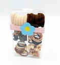 ELASTIC HAIR TIES – ASSORTED COLORS – ASSORTED STYLES – 10CT/DZ - 04-97 - [MSRP: $4 EACH]