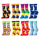 TRIPZ – APPAREL – FUNNY SOCKS – 60 ASSORTED DESIGNS 12CT/DZ – 411-12CT - [MSRP: $4 EACH]