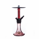 SABA – HOOKAH – 15" DUAL-PORT CRYSTAL – ASSORTED COLORS – 1CT – SB-DX22 [MSRP: $69]