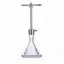 SABA – HOOKAH – 18" MEDIUM STAINLESS – CLEAR CONICAL CRYSTAL – 1CT – SB-DM1 [MSRP: $97.50]