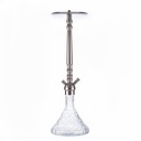 SABA – HOOKAH – 34" X-LARGE BRASS TOWER – CLEAR CONICAL CRYSTAL – 1CT – SB-DXL1 [MSRP: $130]