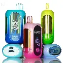 SMOK –  LYCO MINI BOX 50K - DISPOSABLE VAPE – NICOTINE ANALOGUES –  NIXODINE EDITION – 50K PUFF – VARIOUS FLAVORS – 5CT – [MSRP: $24 EACH]