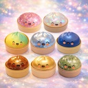 SQUISHY TOY – DUMPLING DOUGH BALL – GIFT & NOVELTIES GAME – ASSORTED COLORS – 12CT DISPLAY – [MSRP: $9.99 EACH]