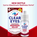 CLEAR EYES – CLEAR EYES REDNESS RELIEF – MEDICATIONS & TREATMENTS – 0.5OZ – 6CT PACK – [MSRP: $12 EACH]