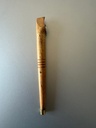 DOKHA PIPE – BALUSTER – EBONY – WITH BRASS HARDWARE – 1CT – DKH-BAL-E-010 – [MSRP: $9.99]