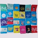 MYLAR BAG – BAGGIES – 3.5G – UNIQUE DESIGNS – SMELL PROOF – 50CT – [MSRP: $6.50]