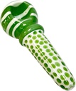 ZEBRA STRIPE – GLASS HAND PIPE – 4-INCH 80G WEIGHT – 2CT – 2X-GL-05794 – [MSRP: $11 EACH]