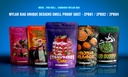 MYLAR BAG – BAGGIES – 3.5G-7G – ASSORTED DESIGNS – SMELL PROOF – 50CT – [MSRP: $6.50]
