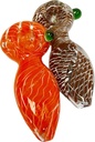 GLASS SPOON PIPE – GLASS HAND PIPE –2PCS BUNDLE – 3 INCH – HP-03611 – [MSRP: $11.50]
